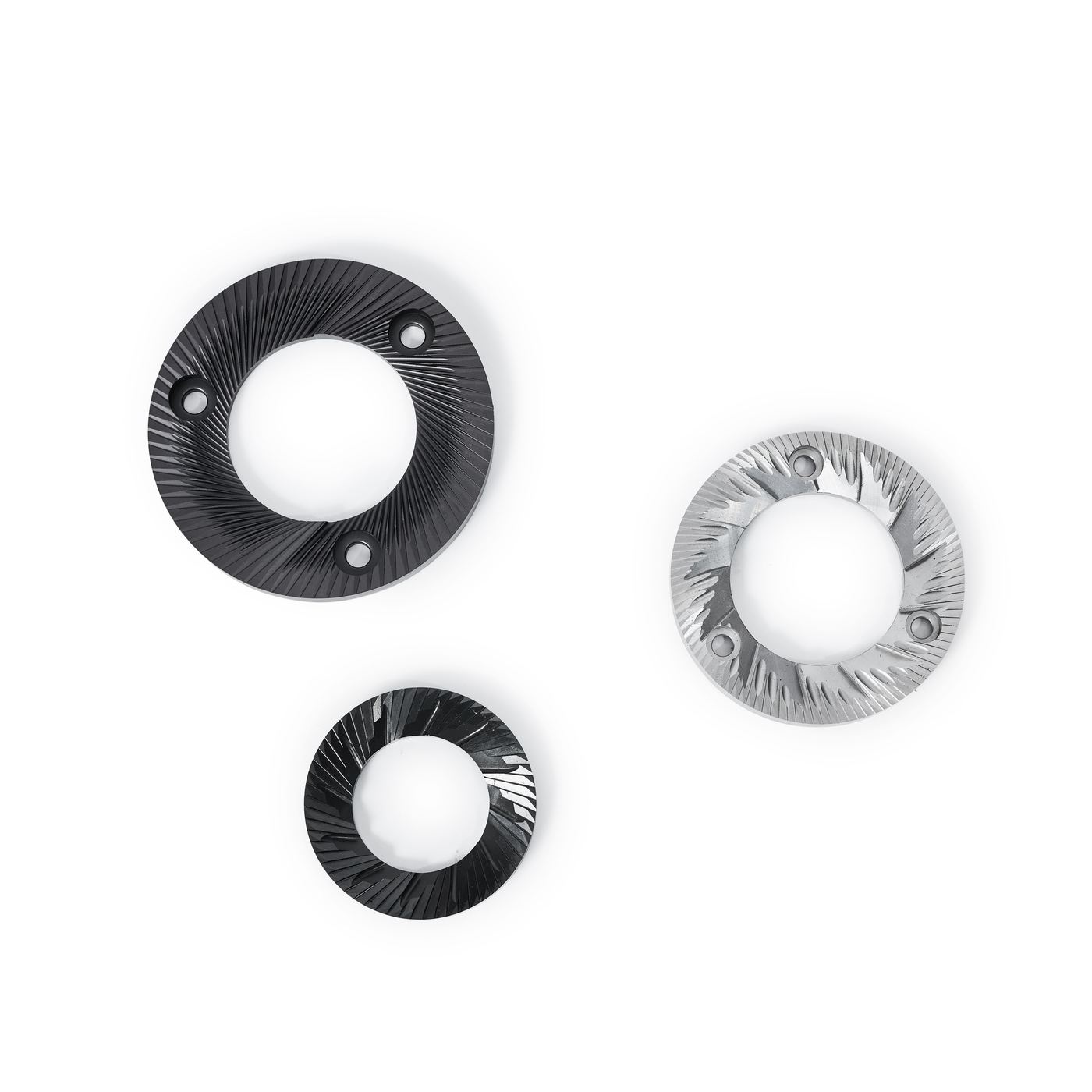 Precision ground components, close-up