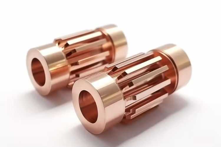 Precision turned copper gears